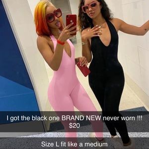 Size large romper set, fits like a medium